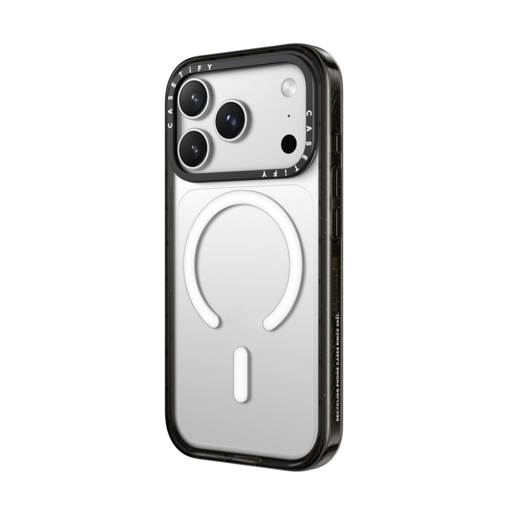 CASECASE X Black Edge Peach Haze Cotton Kẹo Bộ Sưu Tập Màu Sắc Trong Suốt Cứng Từ Hút Tác Động Dành Cho Apple IPhone 12 13 14 15 16 17 Pro Max Plus Có Hộp