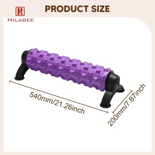 HILABEE - Con lăn xốp mật độ cao EVA cho tập luyện toàn thân, massage chân, lưng và tay