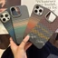 Ốp Điện Thoại Sợi Carbon Từ Tính Cho iPhone 12 13 14 15 16 pro max plus Frosted Kevlar Grain Siêu Mỏng PC Chống Sốc Vỏ Bảo Vệ
