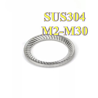 Long đền nord chống xoay  Thép đen, lông đền răng chống tháo , Long đen Inox 304 cho bulong M2-M30 [LXY-CB-1]