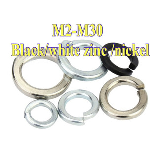 Vòng Đệm Vênh - Long Đền Vênh (Đen / Trắng mạ kẽm / Mạ niken) M2-M30 [LXY-CB-1]