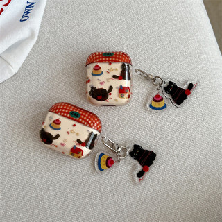 Mèo Len Cho AirPods 1 / 2 3 Pro Pro2 Pro3 Airpod4 Bộ Tai Nghe Bluetooth Không Dây Vỏ Bảo Vệ AirPods Pro2 Pro3 3 4 Vỏ Bảo Vệ Tai Nghe
