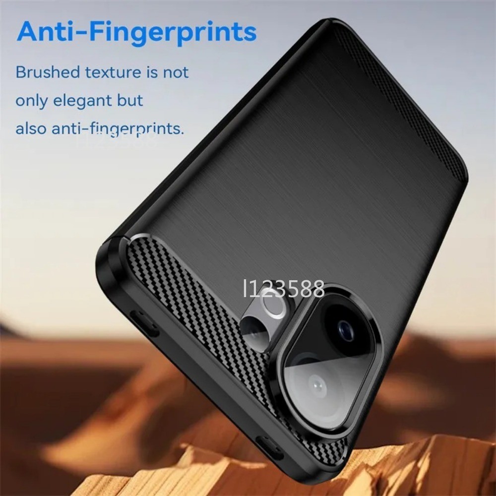 Ốp Lưng Cho Vivo V60 5G 2025 VivoV60 V 60 Sợi Carbon Vỏ Điện Thoại Chống Sốc Silicon Mềm TPU Bảo Vệ Mặt Sau