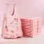 50 Túi rác quai xách hương đào thơm đuổi muỗi côn trùng 32x52cm