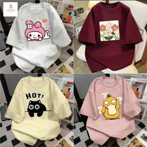 Tổng hợp các mẫu áo phông form rộng giá rẻ hót trend form nam nữ chất cotton mềm mịn- thubio98