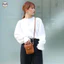 Phong cách Nhật Bản Phong cách Muji / Túi đeo chéo điện thoại di động vuông dọc / Túi đeo chéo thay đổi lưu trữ nhiều lớp / Túi đeo chéo tài liệu hộ chiếu du lịch nhẹ
