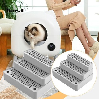 Kẹp hộp đựng rác, Ghế đẩu, Thảm có thể tháo rời, Tấm lót có thể giặt được, Dễ lau chùi, Cầu thang xả rác cho mèo, 3 bước cho mèo nhỏ