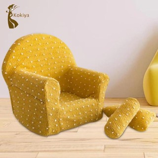 Tư Thế Chụp Ảnh Trang Trí Ghế Sofa Nhỏ Cho Bé Gái 0-3 Tháng Tuổi Bé Trai