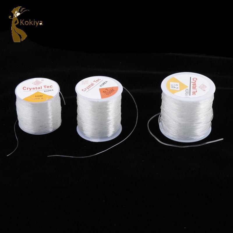 / Cuộn 0,5mm / 0,7mm / 1,2mm Dây vòng tay đàn hồi Dây co giãn 0,7mm