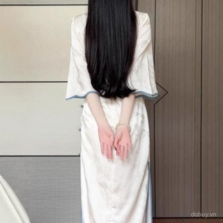 Vintage Áo Thun Thổ Cẩm Jacquard Mát Mẻ, Phong Cách Hiện Đại, Phù Hợp Hàng Ngày