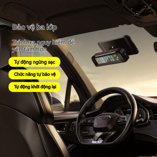 Màn hình áp suất lốp cảm biến bên ngoài nguồn, Màn hình LCD kỹ thuật số di động TPMS Màn hình nhiệt độ lốp