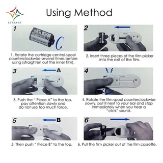[luxiang.vn] 1 Chiếc Dụng Cụ Quay Phim Nhựa Dẫn Đầu Retriever Cuộn Phim Dụng Cụ Chọn Phim Cho 35mm Cassettes 135 Cuộn Phim Extractor Film Picker Film Retriever