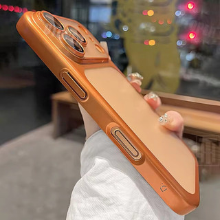 [JLK] Ốp Điện Thoại Mờ Trong Suốt Mờ Chính Hãng Sang Trọng Cho iPhone 17Pro 17 Pro Max Bảo Vệ Ống Kính Khung Màu Trơn Chống Sốc