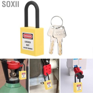 Soxii SOXII khóa khóa an toàn 38mm cho ngành công nghiệp kỹ thuật (màu vàng)
