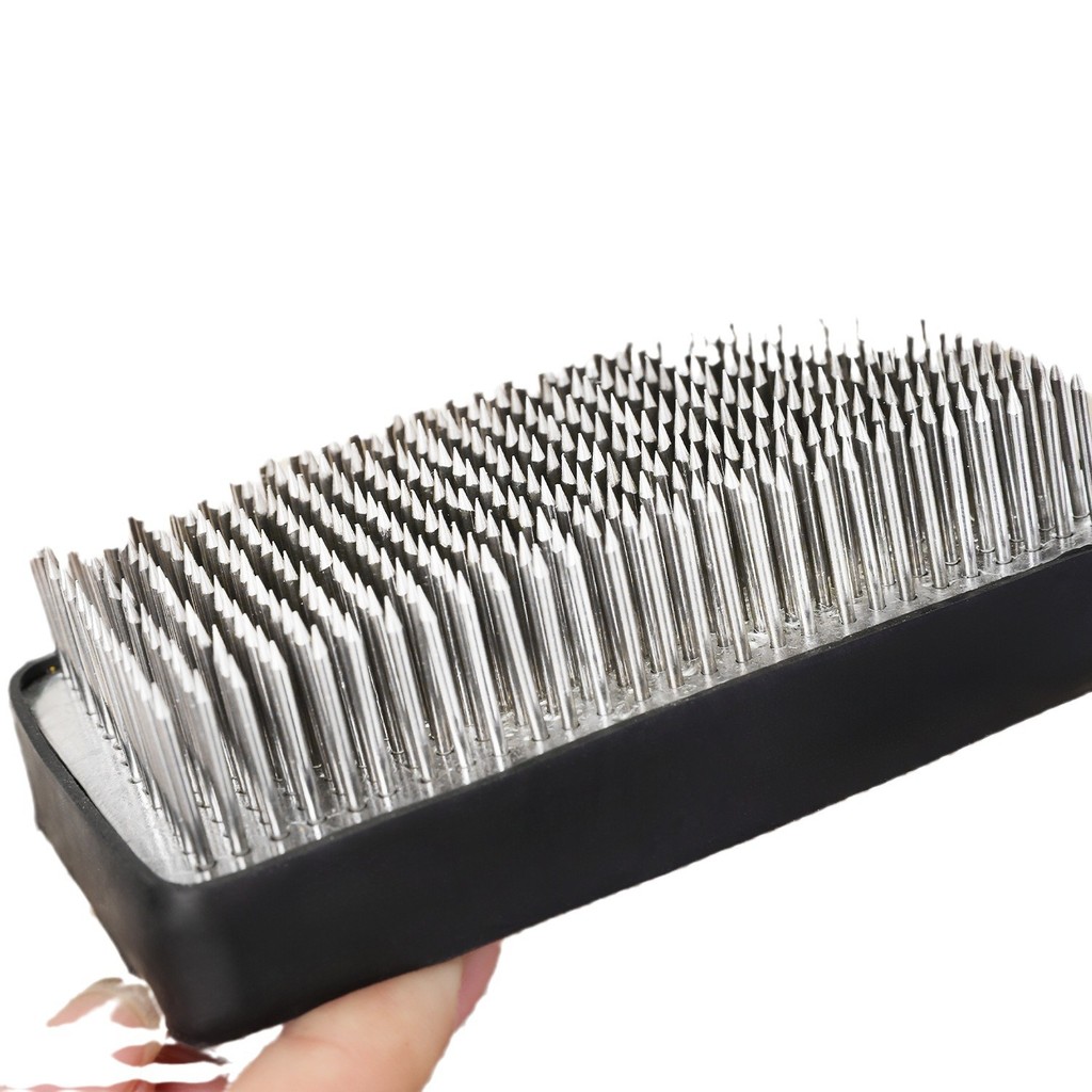 Núi Vuông Kim Đồng Thép Không Gỉ Kim Cắm Hoa Tròn Tay Cao Su Nhỏ Nguyên Bản Dòng Chảy Phong Cách Trung Hoa Sắp Xếp Hoa Thượng Đế Cố Định XL1C