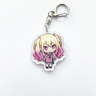 Anime PJSK Project Sekai Colorful Stage Len Rin Character SD Cosplay Keychain Bag Pendant Acrylic Keyrings Key Chain Acc
