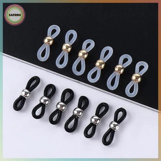 SAFENH 50 Chiếc Cao Su Kính Mắt Dây Xích Đầu Giữ Dây Đeo Có Thể Điều Chỉnh Đầu Nối Kính Vòng VN