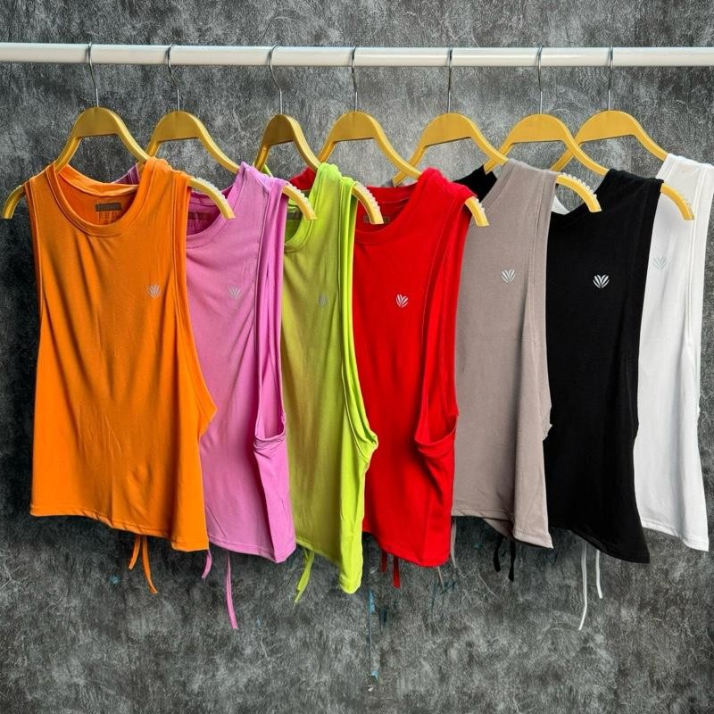 Áo Tank Top Nữ Mặc Ngoài Tập Gym,Yoga Khoét Lưng Trẻ Trung Co Giãn 4 Chiều Thoải Mái GB201