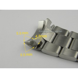 Dành cho dây đeo Rolex 21mm deepsea thép không gỉ rắn dây đeo đồng hồ cong có thể điều chỉnh khóa móc 44mm dây đeo