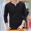 Hoodie nam cổ chữ V thoải mái, xu hướng Xuân Thu mới