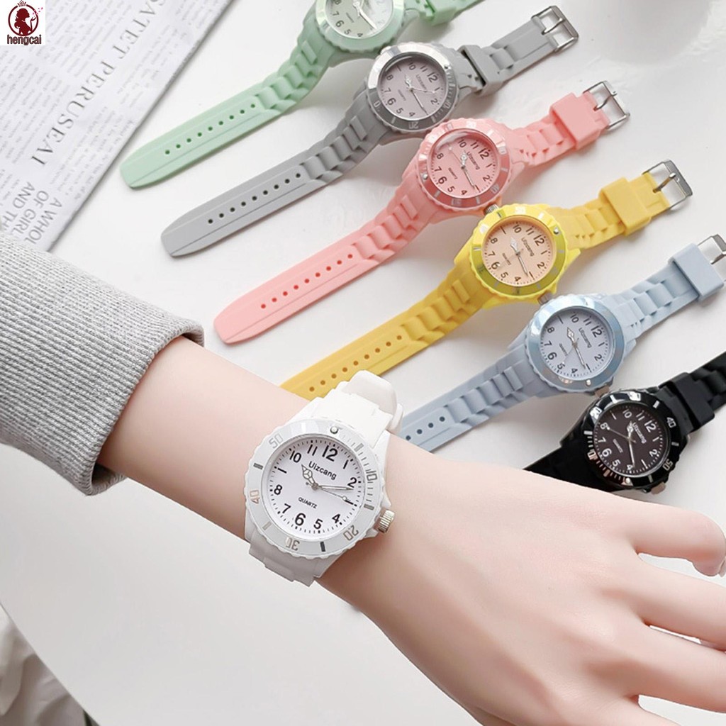 Đồng hồ đeo tay Analog dành cho trẻ em Đồng hồ đeo tay mặt tròn dễ đọc có dây đeo silicon để sắp xếp thời gian và lịch trình