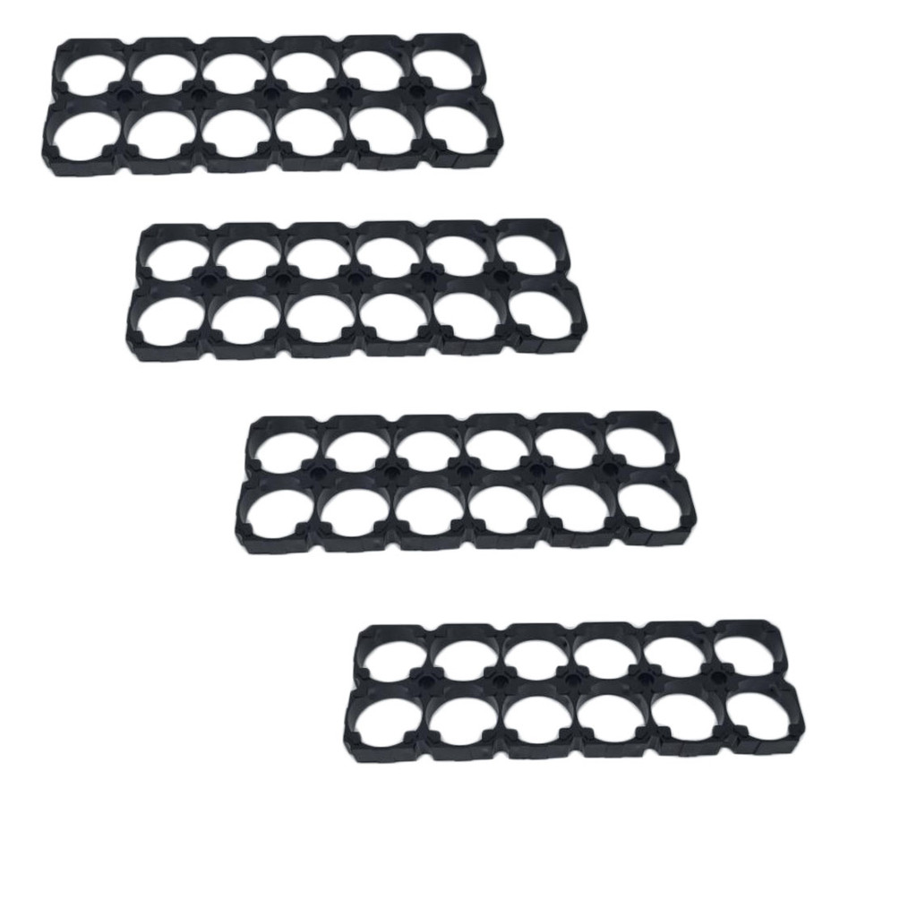 4 chiếc 21700 2x6 Giá đỡ pin Chân đế khung nhựa giữ pin Sản phẩm chất lượng cao