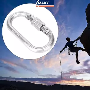 MAKY 25KN Độ bền cao Leo núi an toàn Lo Bule Điện di hình chữ O Chuyên nghiệp Carabiner Rappelling Leo núi Tiếp liệu VN