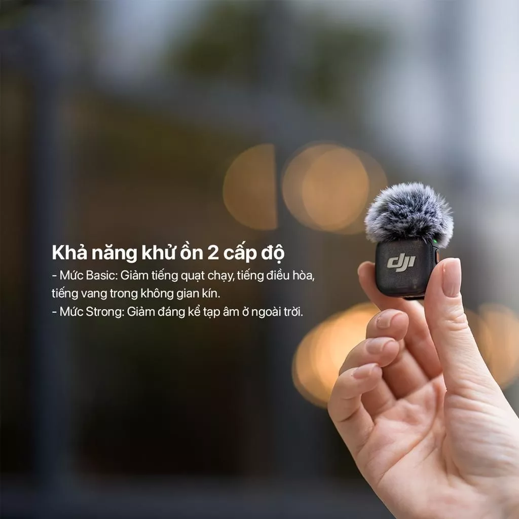 DJI Thiết Bị Quay Vlog DJI Mic 3 Thu Âm Gọn Nhẹ Khử Ồn Thông Minh, Camera Hành Động (DJI Mic 3)