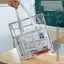 BeautifulHomeA Trong Suốt PVC A4 Túi Tập Tin Chống Thấm Nước Dây Kéo Túi Xách Dung Tích Lớn Sinh Viên Dạy Kèm Túi Bà Bầu Người Tổ Chức Tài Liệu Di Động VN