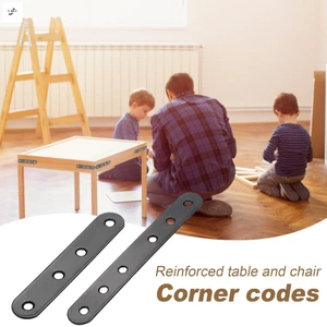 4 Giá đỡ kệ thẳng màu đen - 180° Hỗ trợ gia sửa chữa để kệ