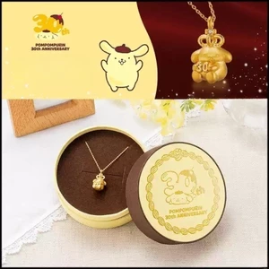 Pudding Chó Kỷ Niệm 30 Năm Mặt Dây Chuyền Vòng Cổ Dễ Thương Niche Thiết Kế Ngọt Ngào Cô Gái Trái Tim Dễ Thương Phù Hợp Với Phụ Kiện
