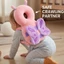Gối đầu hình bướm hồng - Ba lô bảo vệ bò cho bé - Dây đeo có thể điều chỉnh, Đệm mềm mại - Đệm an toàn chống rơi - Gối bảo vệ đầu bé / Giao hàng miễn phí