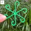 Hỗ trợ cây trồng Monstera - Giá đỡ lò xo chống rơi cho chậu hoa làm vườn xanh