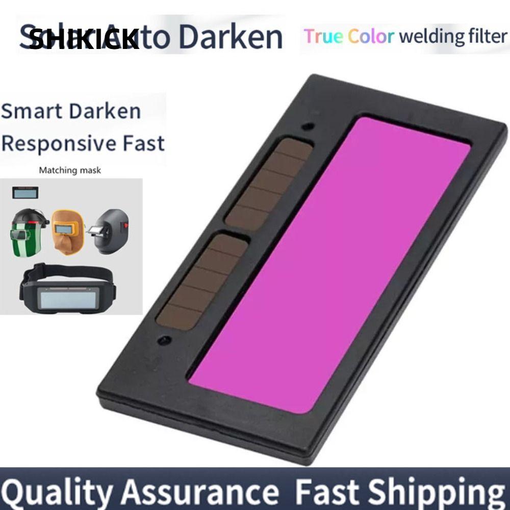 SHIKICK Eyes Protector, Mũ bảo hiểm hàn làm tối màu tự động đầy màu sắc, Bảng điều khiển LCD di động Tấm chắn chống mắt Kính lọc Dụng cụ ống kính