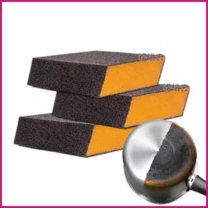 Miếng bọt biển Carborundum 3 miếng tẩy rỉ sét Miếng bọt biển Nano Emery chống trầy xước cho nhà hàng Phục vụ sự kiện Food shopidaevn