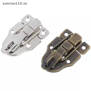 SSVN 2 Chiếc Hộp Đựng Trang Sức Ngực Kim Loại Cổ Bule Vali Ốp Lưng Chuyển Đổi Lo Chốt Chốt.