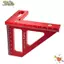 NOTE1 Dụng cụ kéo vuông chế biến gỗ, Thước tam giác Miter màu đỏ 45 độ, Kỹ sư thước đo đa góc hợp kim nhôm có độ chính xác cao màu xanh chính xác
