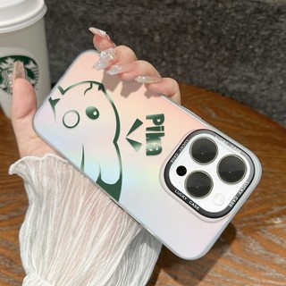 Ốp lưng silicone cao cấp in họa Pikachu đơn giản, bền đẹp được giới trẻ yêu thích Bảo Camera iPhone17/16/15/14/13/12/11