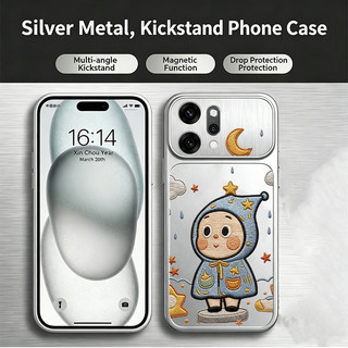 Ốp Lưng Cho OPPO Reno 14 pro reno14 Reno 14F 5g Vỏ Điện Thoại Vỏ Mềm Silicon Chống Sốc Thiết Kế Mới Thẩm Mỹ Bạc Kim Loại Dễ Thương Hoạt Hình Thêu starman Cho Nam DSCXX3