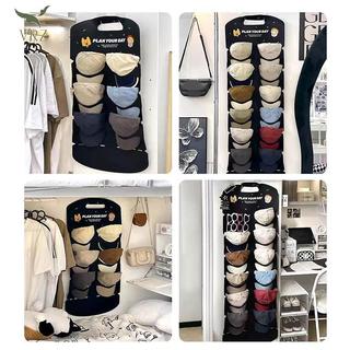 VRZ Nỉ Treo Mũ Tổ Chức Nắp Lưu Trữ Móc Treo 6 / 12 Nhà Thơ Mũ Hiển Thị Ra Đa Năng Dung Tích Lớn Cho Cửa Tường Tủ Quần Áo HOT