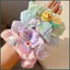 YT4 Sanrio Cinnamoroll Kuromi sheadline Tóc buộc dây kẹp nụ cười dây cao su cô gái hoạt hình phụ kiện dễ thương