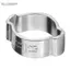 Belleshopp 10 CHIẾC Đôi Tai Vòi Kẹp cho Đường Nhiên Liệu và Ống Xăng Thép không gỉ Mạ Kẽm O 5-7MM Cao Su Silicone Ống