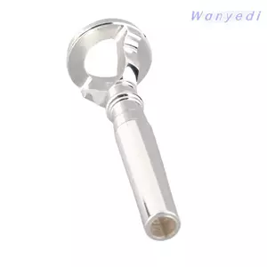WANYEDI Embouchure Trainer, Huấn luyện viên ống ngậm bằng đồng bạc, Phụ kiện đồng thau cao cấp cho người chơi đồng thau