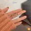 Bông tai Zircon nơ ngọc trai mới Châu Âu và Mỹ Ánh sáng thời trang Tính khí sang trọng Đơn giản Bông tai nữ cá tính mới