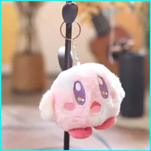 HK1 Kirby Plushie Hoạt Hình Dễ Thương Hồng Anime Sang Trọng Cotton Túi Búp Bê Charm KH1