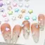 50 Chiếc Ngôi Sao 4 / 6MM Lấp Lánh Flat Ba Acrylic Pha Lê Mini Móng Tay Nghệ Thuật Kim Cương Giả Màu 3D DIY Trang Trí Làm Móng Tay Kim Cương