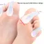 Dụng cụ chăm sóc bàn chân Dụng cụ tách ngón chân bằng silicon Hallux Valgus Bunion Bộ điều chỉnh Corrector Silicone Thumb Corrector Protector Thẳng