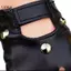 LUImo Da Ngón Găng Tay Ngắn Đinh Tán Stud Nửa Ngón Găng Tay Thời Trang SBS