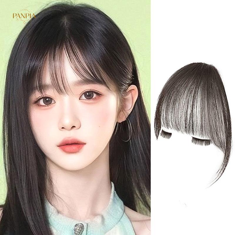 PNPIA- 1PC Tổng Hợp Topper Tóc Giả Nổ Kẹp Nổ Mở Rộng Tự Nhiên Giả Viền Vô Hình Áo Khoác Tóc Nữ