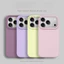 Ốp Điện Thoại Silicon Lỏng Màu Tím Lilac Cho IPhone 17 Pro Max 16 15 14 13 12 11 Vỏ Bảo Vệ Chống Sốc